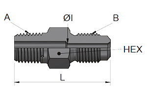 Male NPT | Male GAS 100