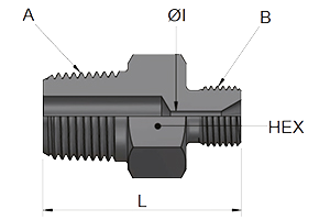 Male NPT | Male Type-M