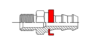 SVB - MALE BSPP PUSH-ON