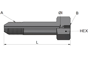 Torpedo HP | Female Metric Flat Seal